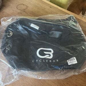 CycleBar Black Duffle Bag with shoulder strap